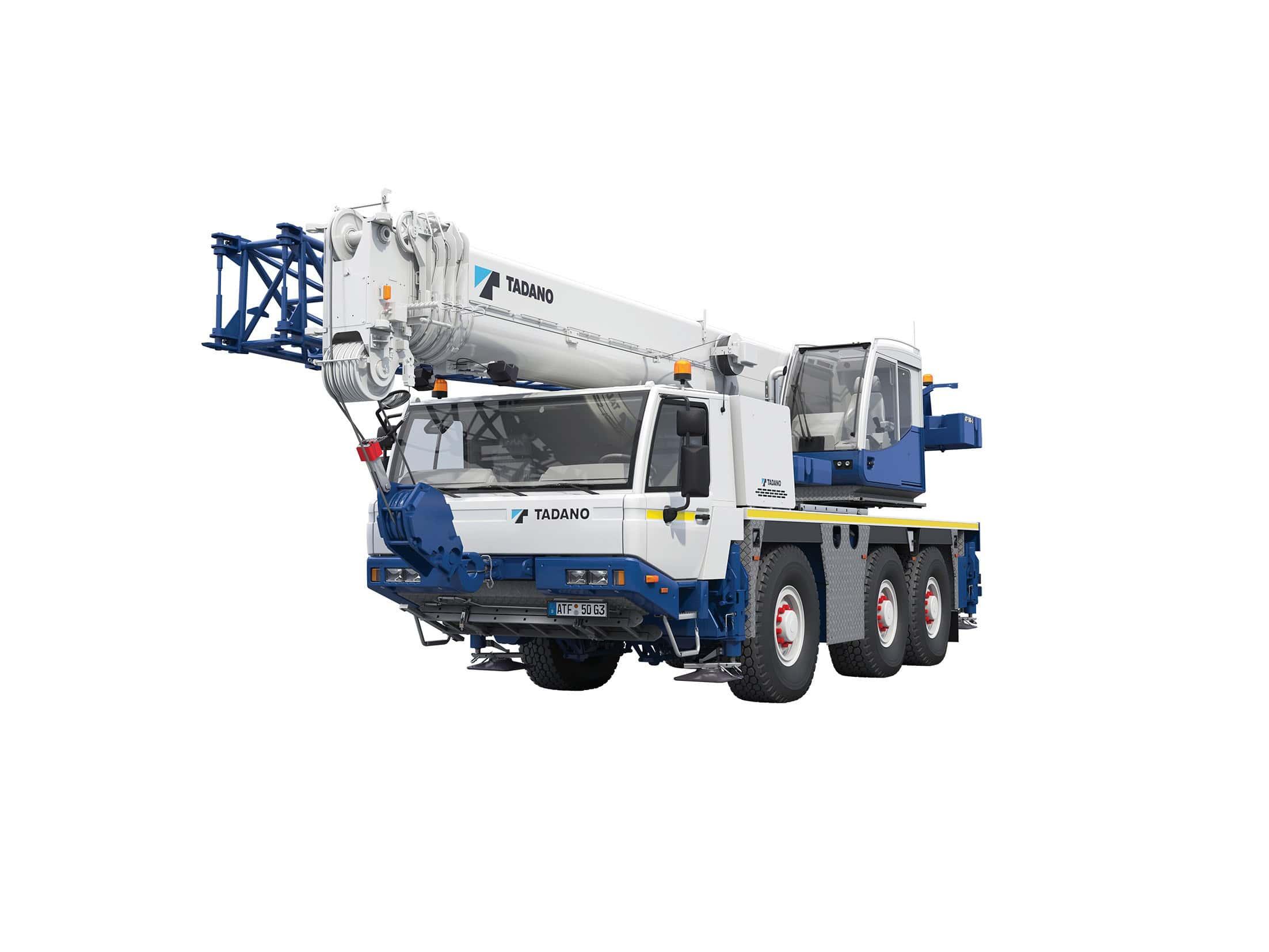 Faun ATF 50 G3 – Auto-dizalica (50 t, telescopic all-terrain, dizel)